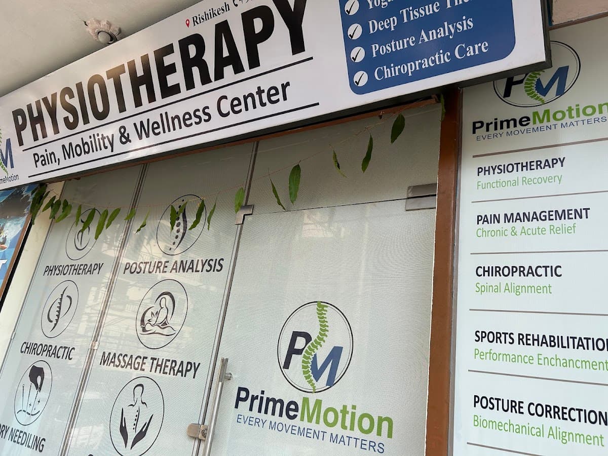 PrimeMotion | Advanced Physiotherapy, Chiropractic & Wellness Centre in Rishikesh logo