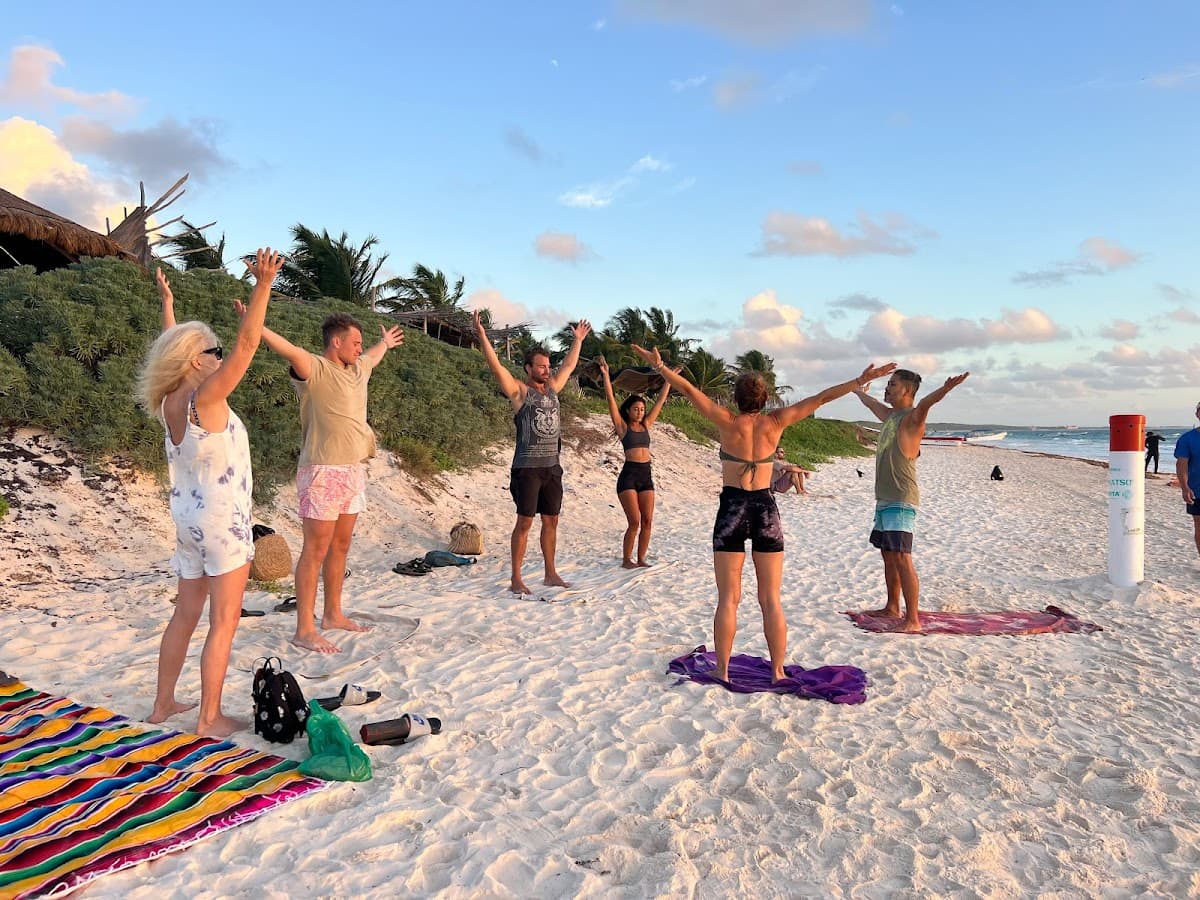 Sunrise Beach Yoga Tulum