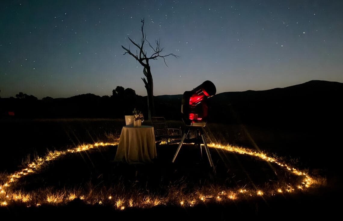 Private Stargazing in the Yarra Valley Near Melbourne