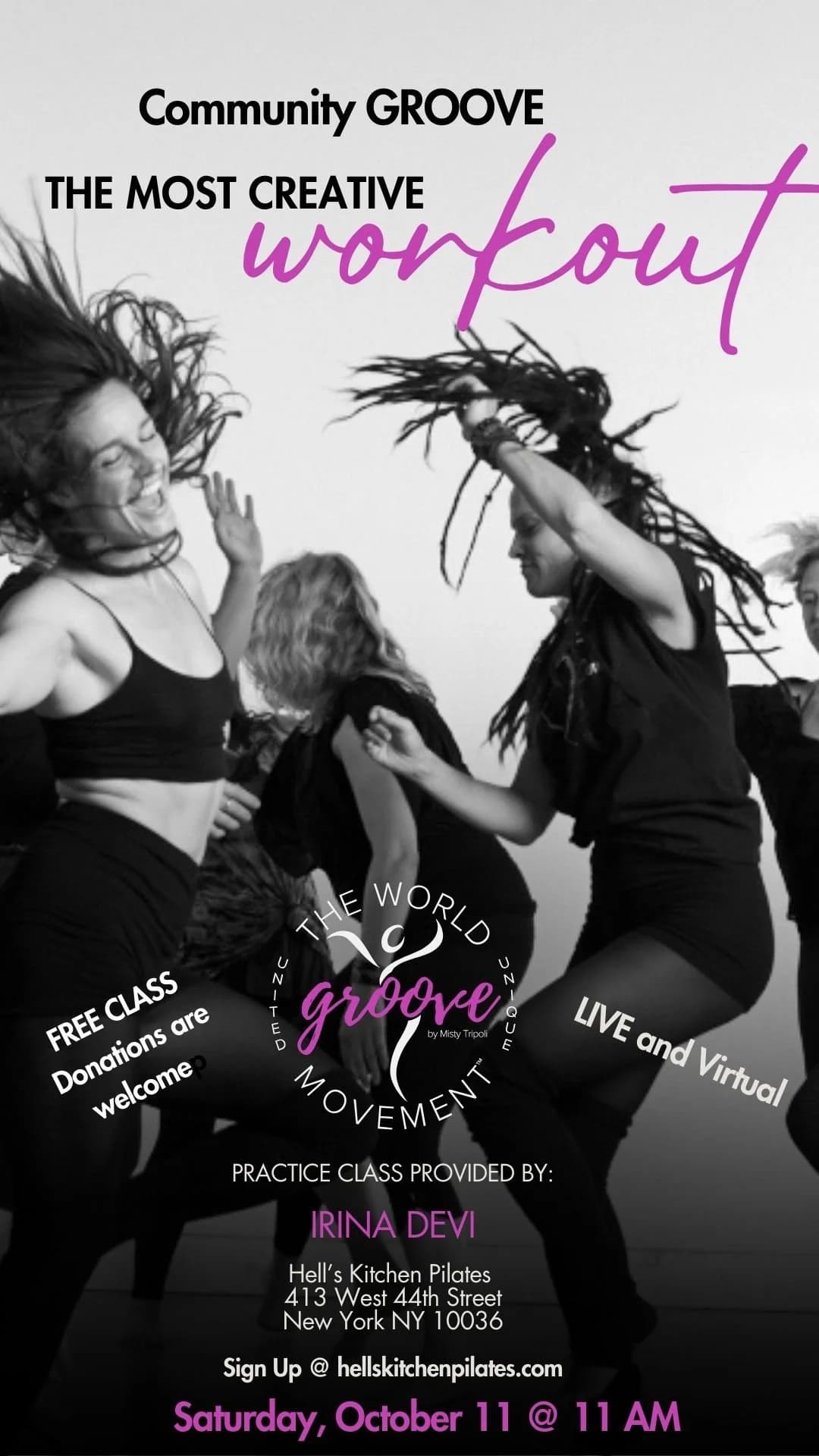 Community Groove class with Irina Devi