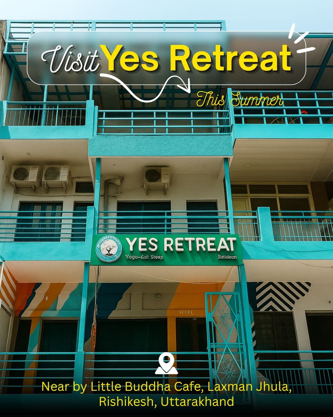 YES Retreat Rishikesh logo
