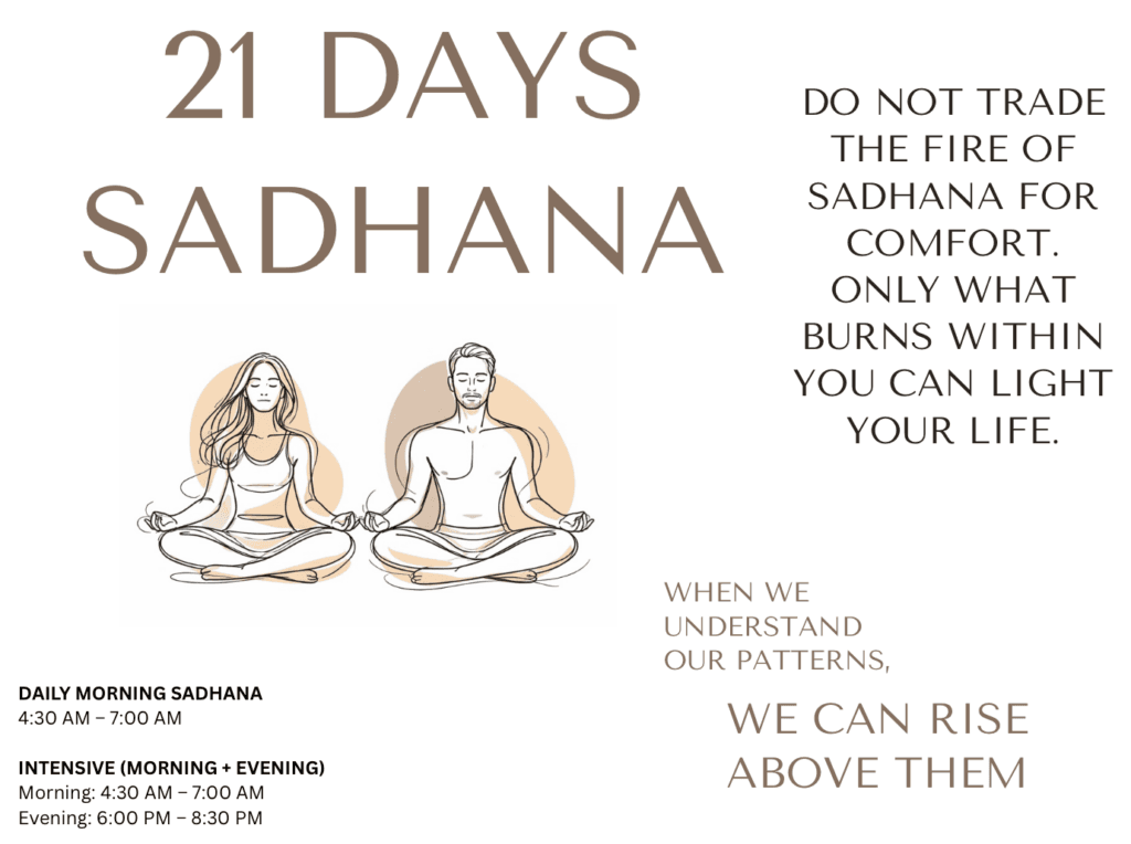 21-DAY SADHANA PROGRAM (IN-PERSON) 1